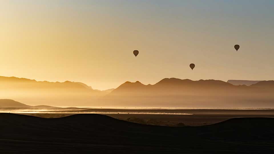 Globos en el cielo